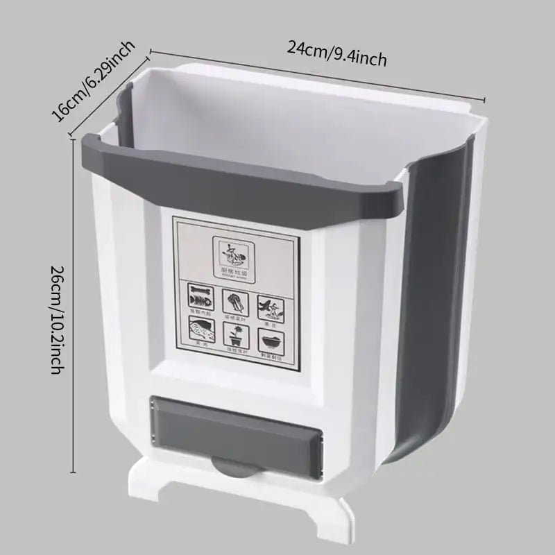 Cubo de Basura Plegable para Cocina