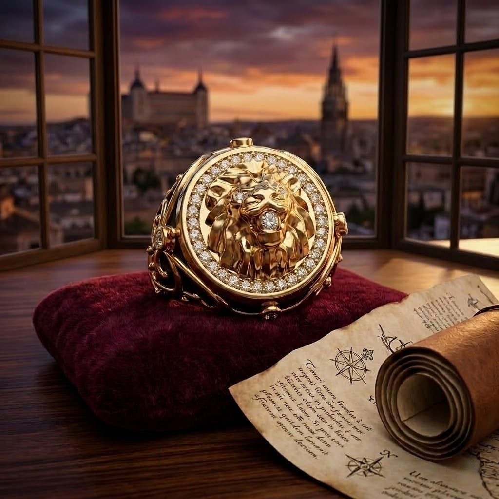 Anillo Lion Sovereign Imperial Gold Edition