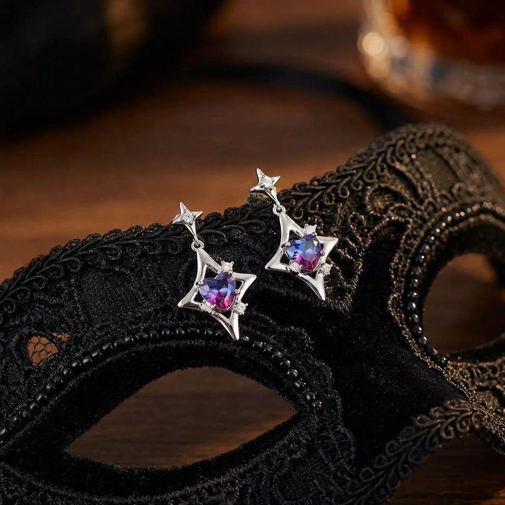 Pendientes Stellar Venice Midnight Mystery