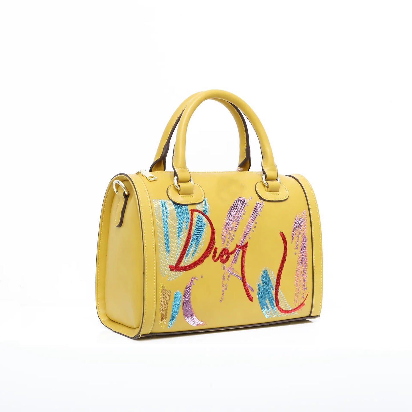 Bolso bandolera portátil de moda con lentejuelas bordadas