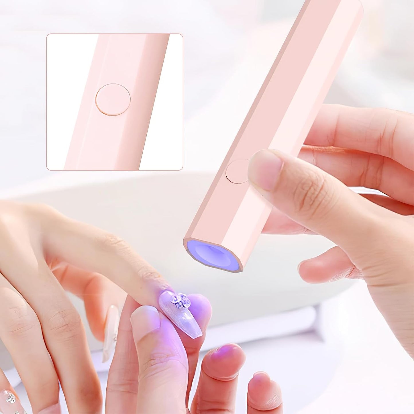 Mini Lámpara LED UV Portátil para Uñas