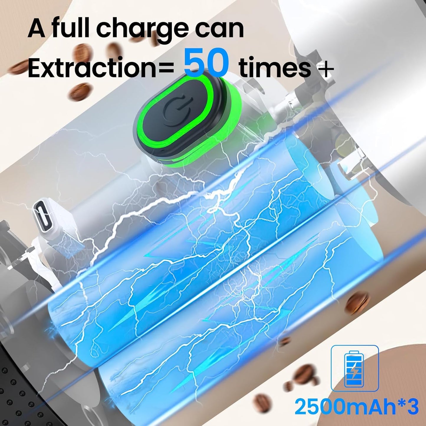 Cafetera Espresso Multicápsulas 3 en 1 Portátil