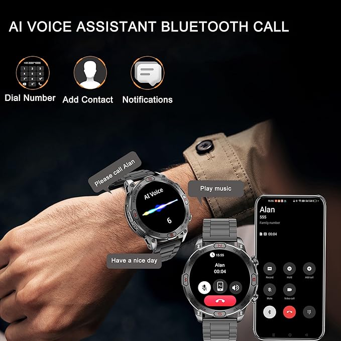 Reloj Inteligente Hombre Smart Watch Deportivo Amoled Screen