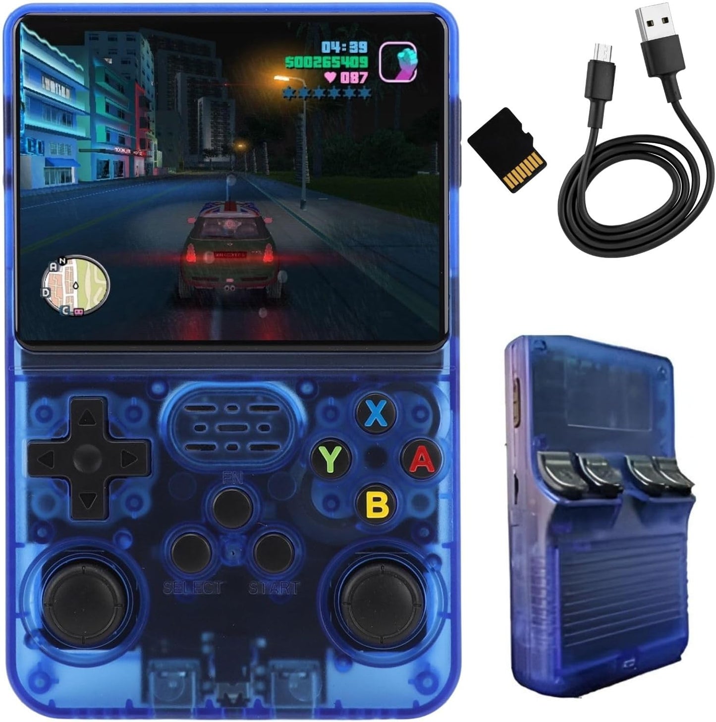 Consola de Juegos Retro Portátil - Versión 2025- Juegos de PS1, PSP, N64, NDS, SuperN, GameB, GBA, NeoG, etc.