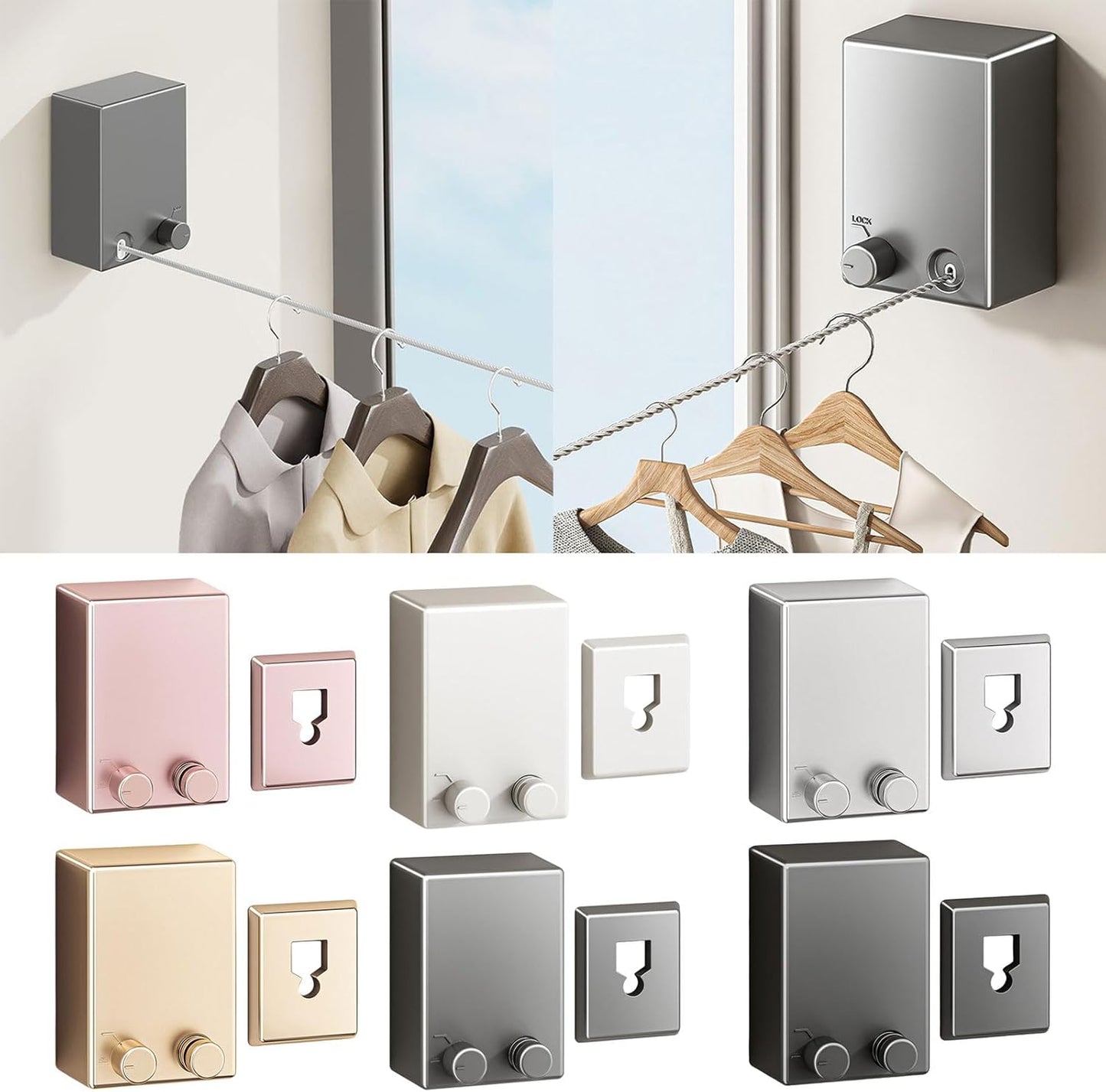 Tendedero Invisible de Pared Free