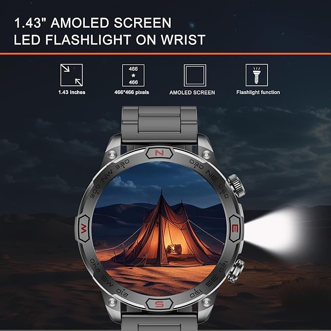 Reloj Inteligente Hombre Smart Watch Deportivo Amoled Screen