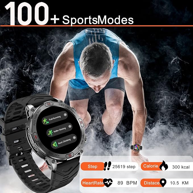 Reloj Inteligente Hombre Smart Watch Deportivo Amoled Screen