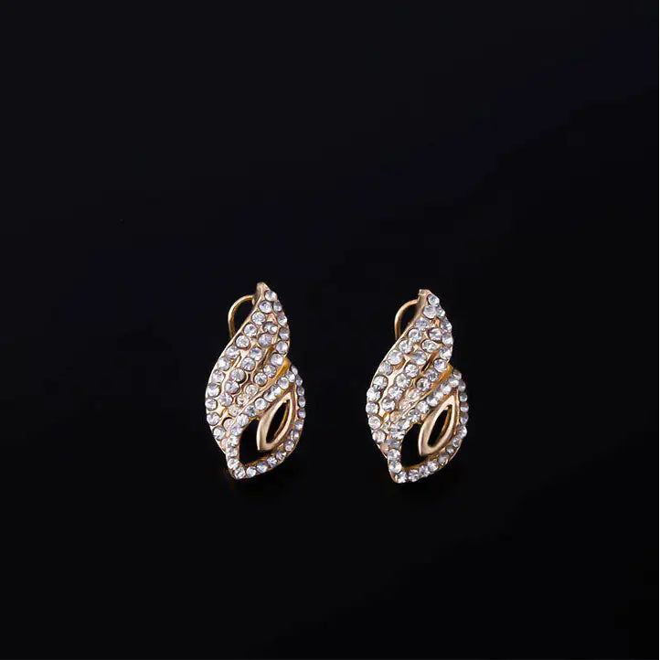 Conjunto de Joyería Nupcial India en Oro