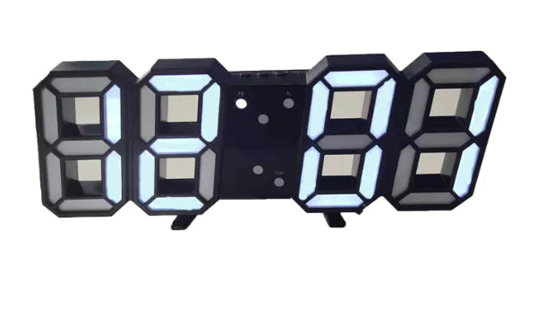 Reloj de Pared LED Simple con Alarma