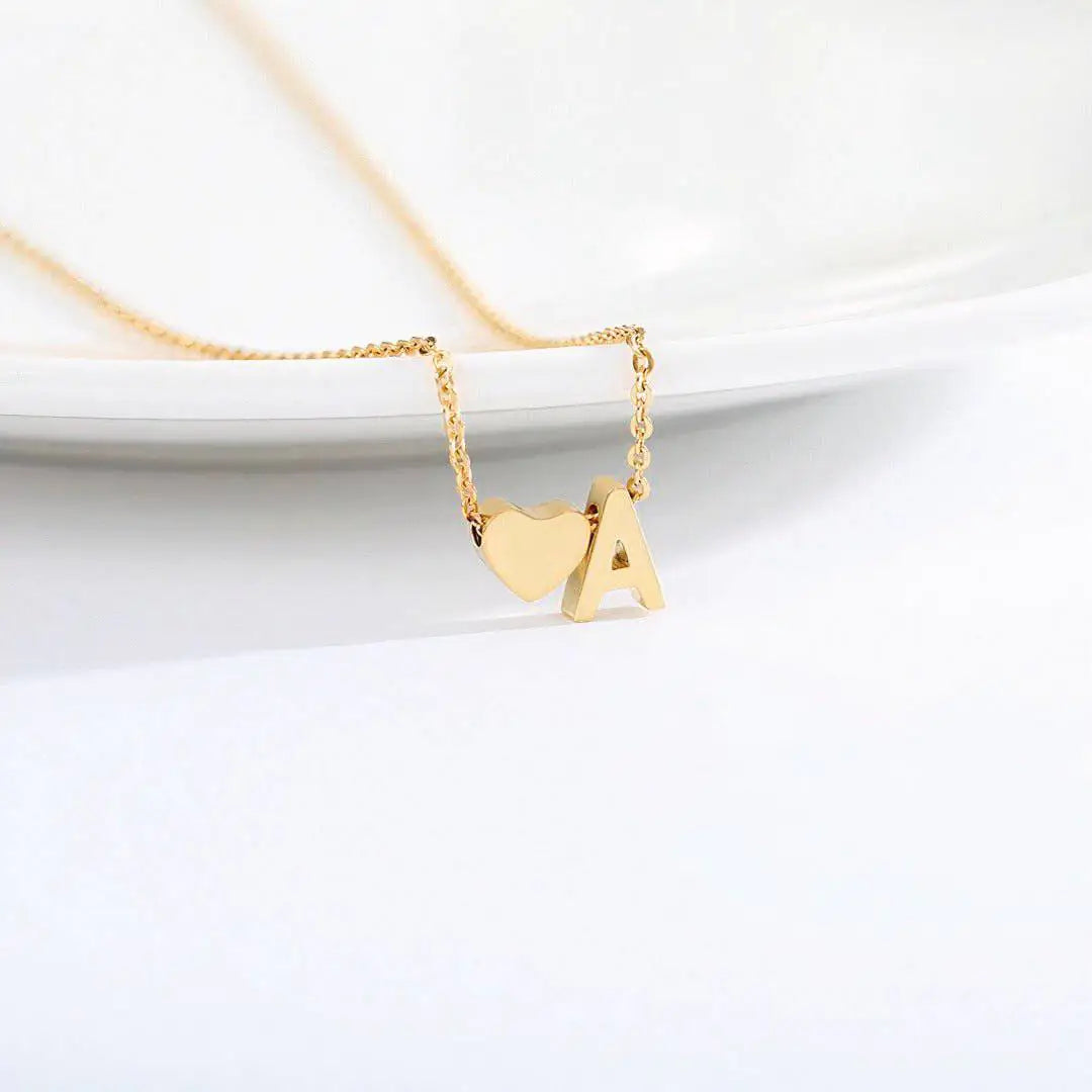 Collar Inicial Corazón Personalizado