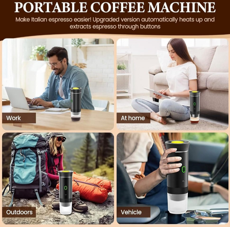 Cafetera Expresso Multicapsulas 3 en 1 Portatil