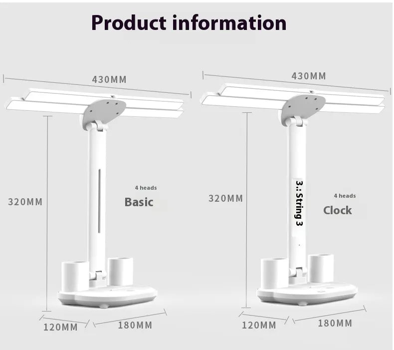 Lámpara de Mesa LED Multifunción 3en1