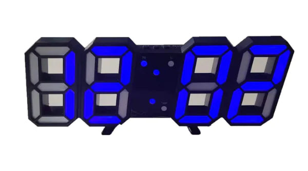 Reloj de Pared LED Simple con Alarma