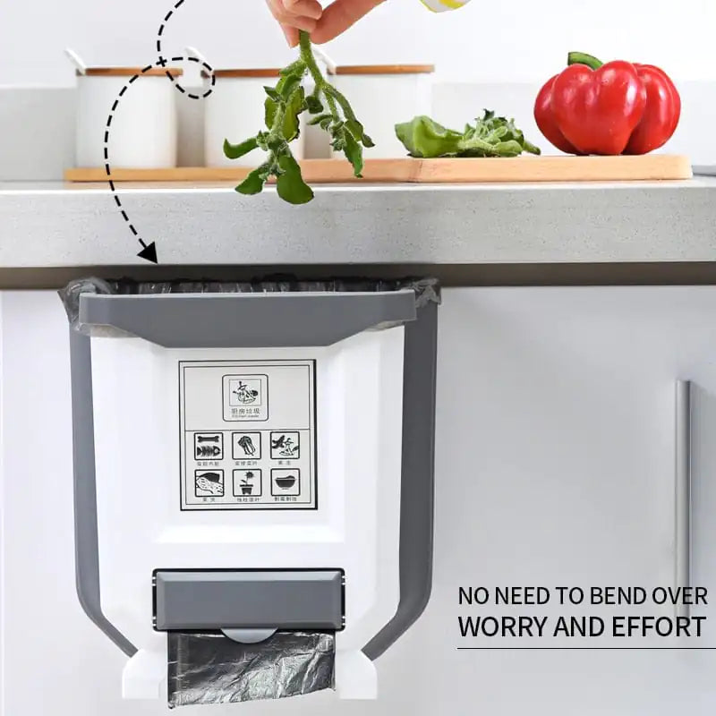 Cubo de Basura Plegable para Cocina