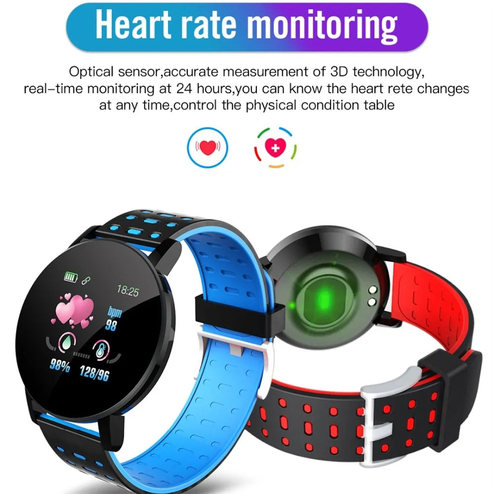 Reloj Inteligente Bluetooth 2025 con Monitoreo de Presión Arterial para Smartphones Android iOS