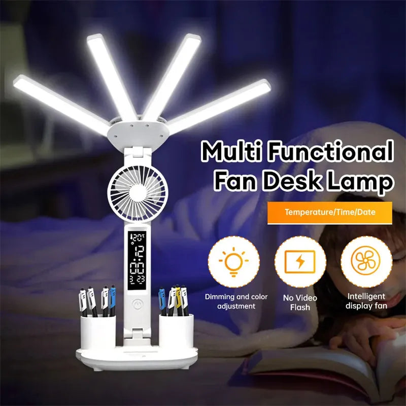 Lámpara de Mesa LED Multifunción 3en1