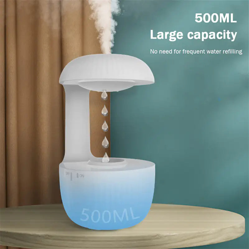 Humidificador de Aire Anti-gravedad Levitando Gotas de Agua Creador de Niebla Fresca