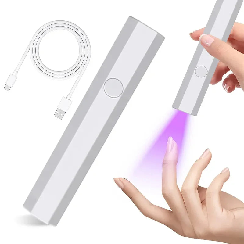 Mini Lámpara LED UV Portátil para Uñas