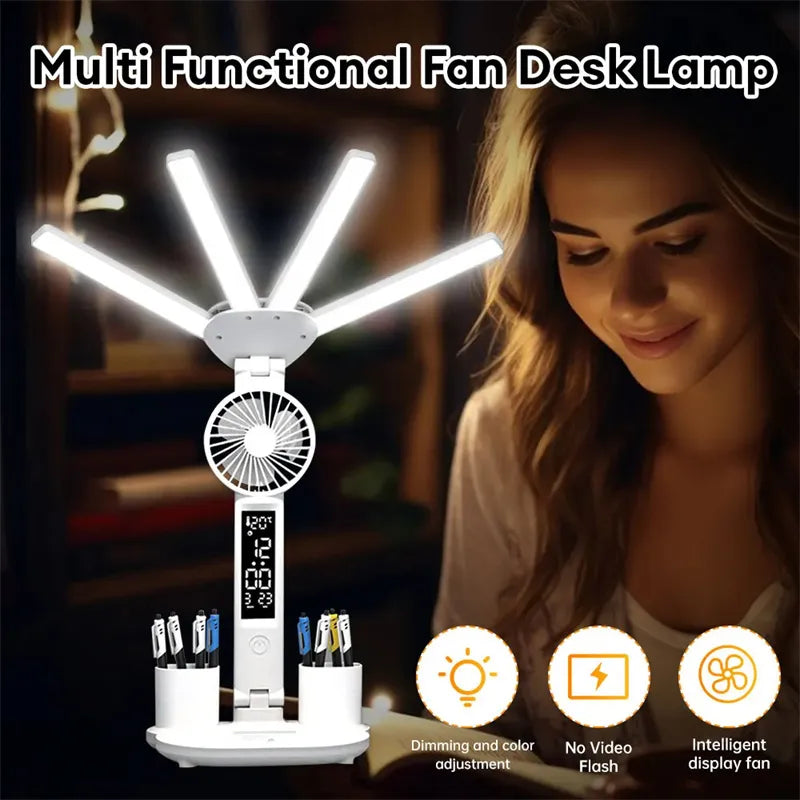 Lámpara de Mesa LED Multifunción 3en1