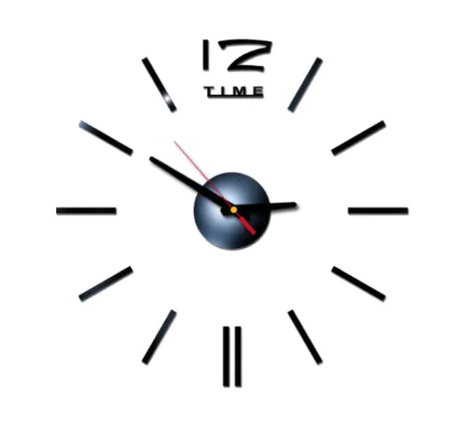 Reloj de Pared con Espejo Acrílico Creativo