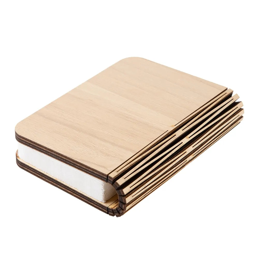 Lámpara Nocturna de Libro de Madera LED