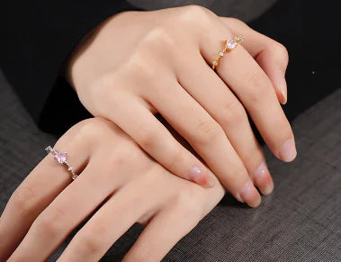 Anillo de Amor de Zirconia en Plata de Ley para Mujer