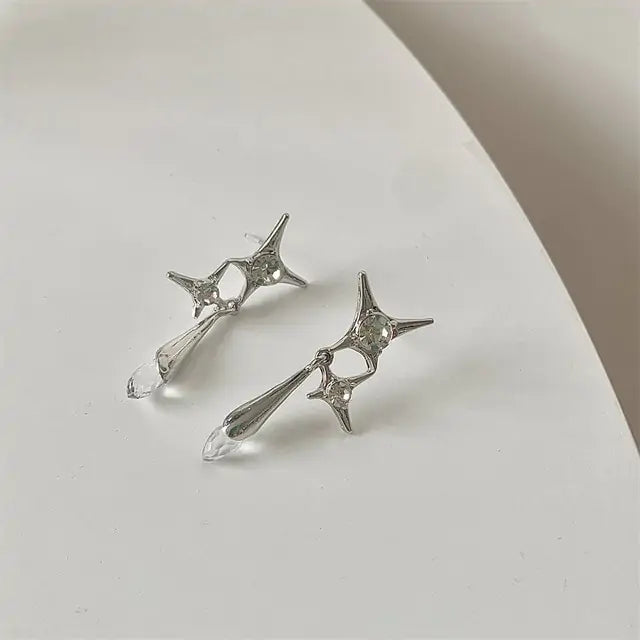 Pendientes Midnight Star Drop Brillo Celestial