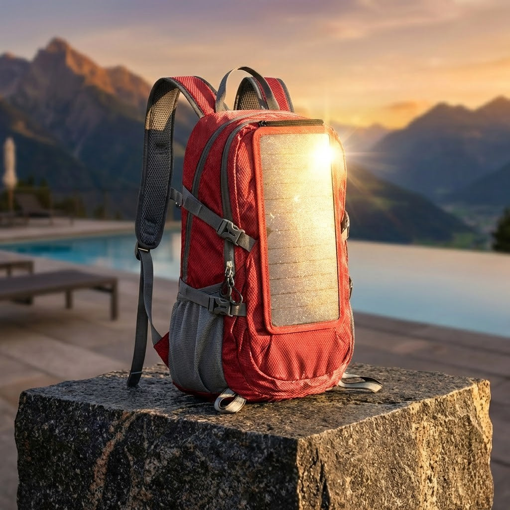Mochila Solar Nova Summit para Senderismo con Carga Ilimitada