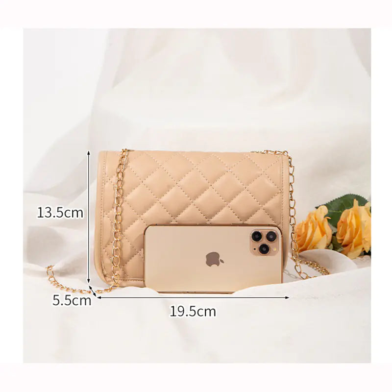 Bolso bandolera bordado de diseño de lujo para mujer