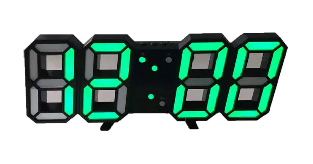 Reloj de Pared LED Simple con Alarma
