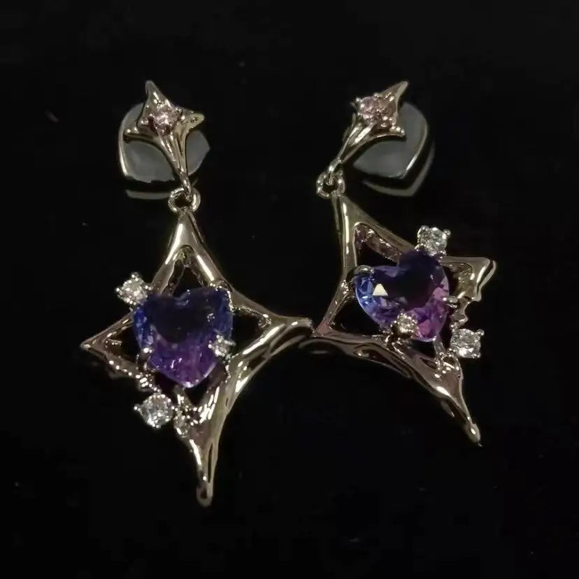 Pendientes Dulces Morados