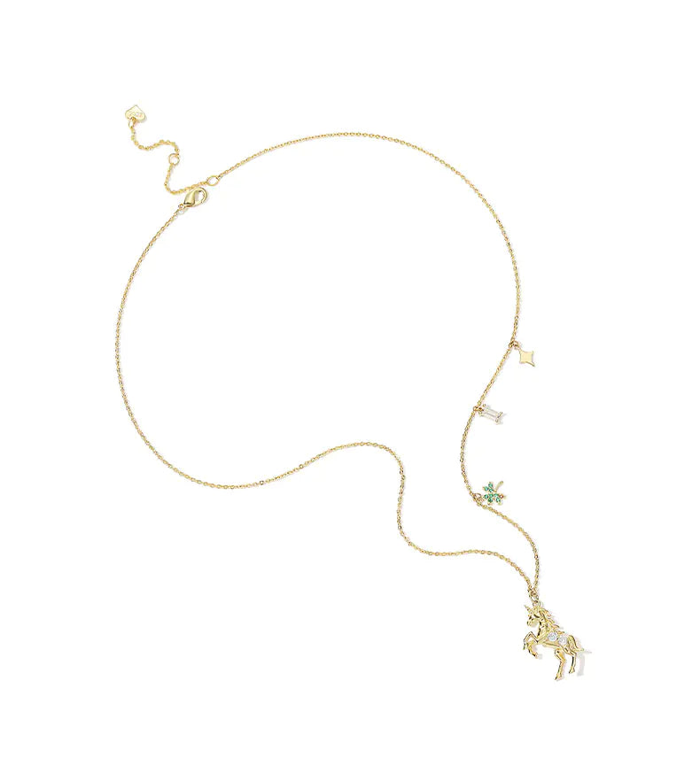 Collar de Lágrimas de Unicornio para Mujer - Diseño Moderno