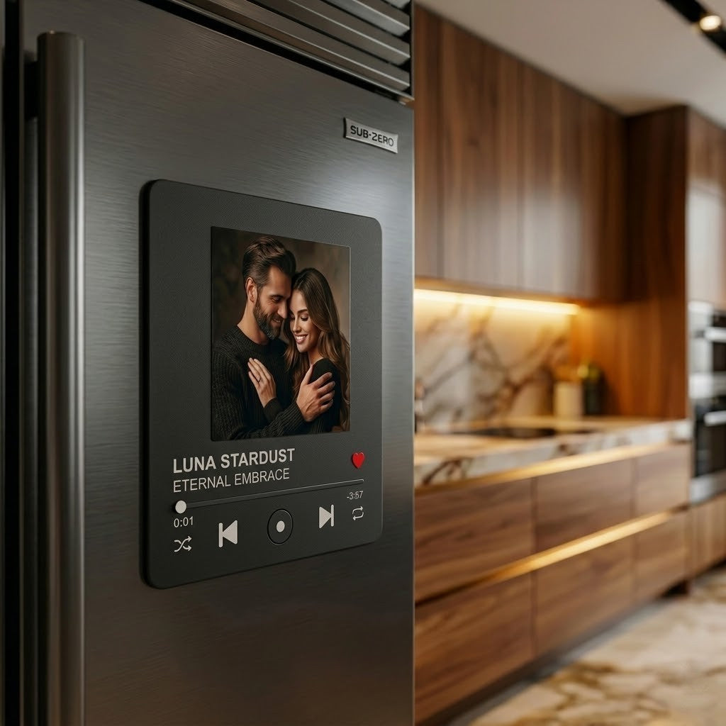 Imán de refrigerador EternalHeart™ Graphite Edition