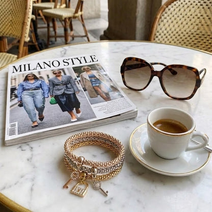 Pulsera Talismán Tri-Tone Milano Edition