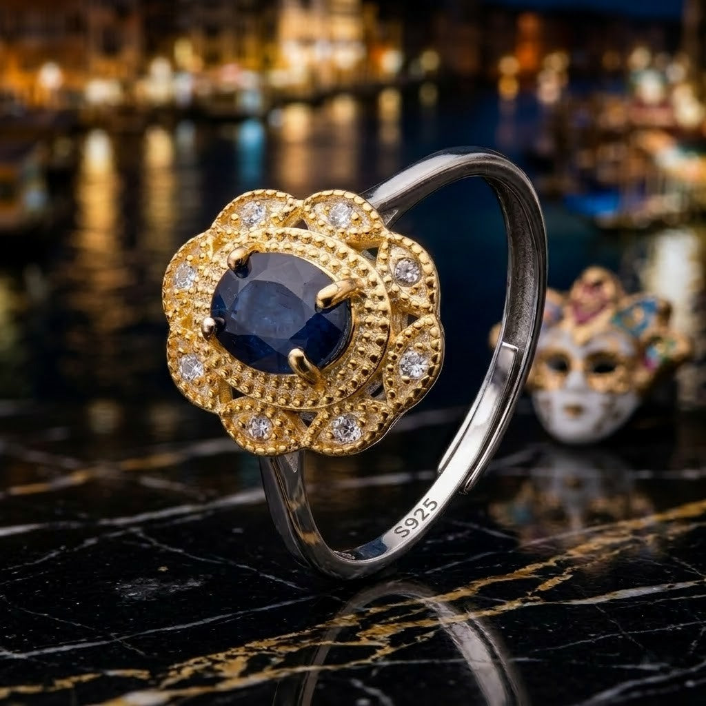 Anillo Royal Sapphire Notte Veneziana Exclusive