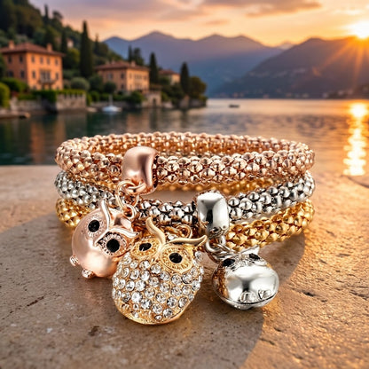 Pulsera Talismán Tri-Tone Milano Edition
