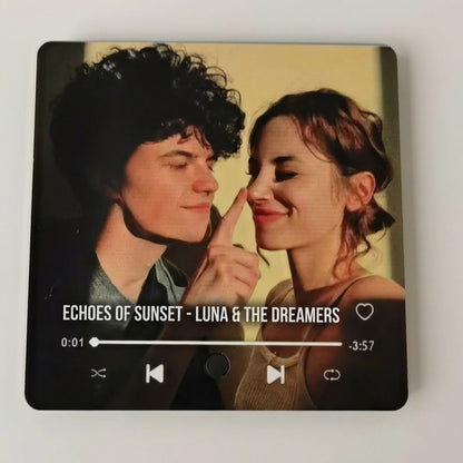 Imán de Refrigerador con Música Personalizado