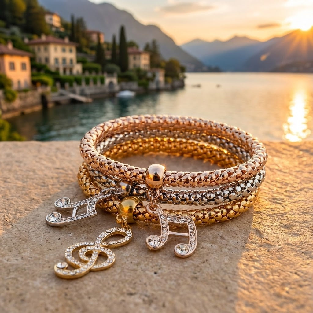 Pulsera Talismán Tri-Tone Milano Edition