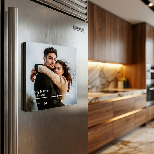 Imán de Refrigerador con Música Personalizado
