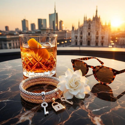 Pulsera Talismán Tri-Tone Milano Edition