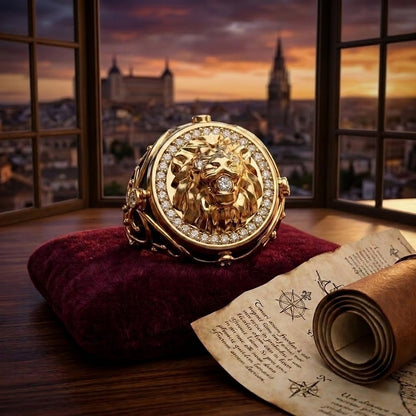 Anillo Lion Sovereign Imperial Gold Edition