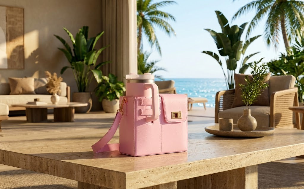 Bolsa Portátil de Lujo para Bebidas y Esenciales