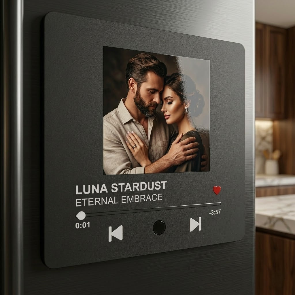 Imán de refrigerador EternalHeart™ Graphite Edition