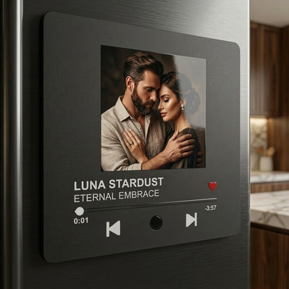 Imán de refrigerador EternalHeart™ Graphite Edition