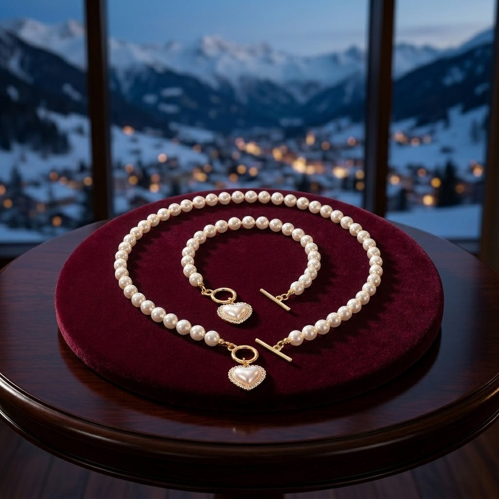 Conjunto Urban Pearl & Heart "Eternal Grace"