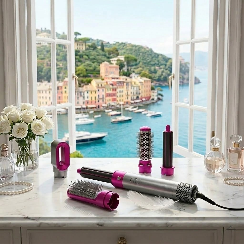 Plancha Profesional 5 en 1 AuraSilk Pro Edition