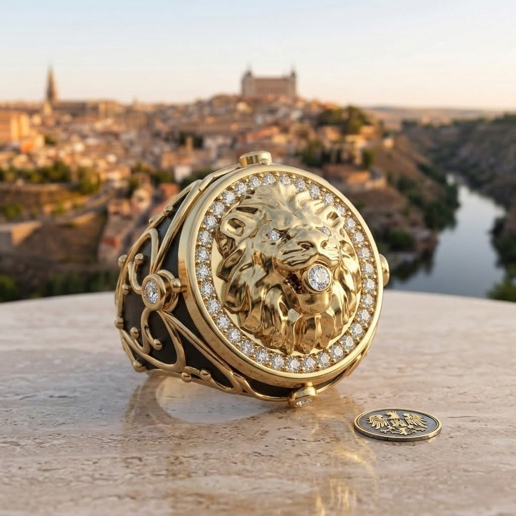 Anillo Lion Sovereign Imperial Gold Edition