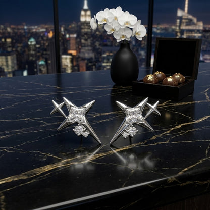 Aretes Manhattan Starburst Drop