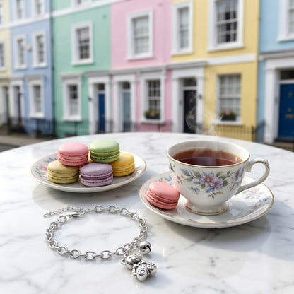 Pulsera Teddy Charms Silver London Edition