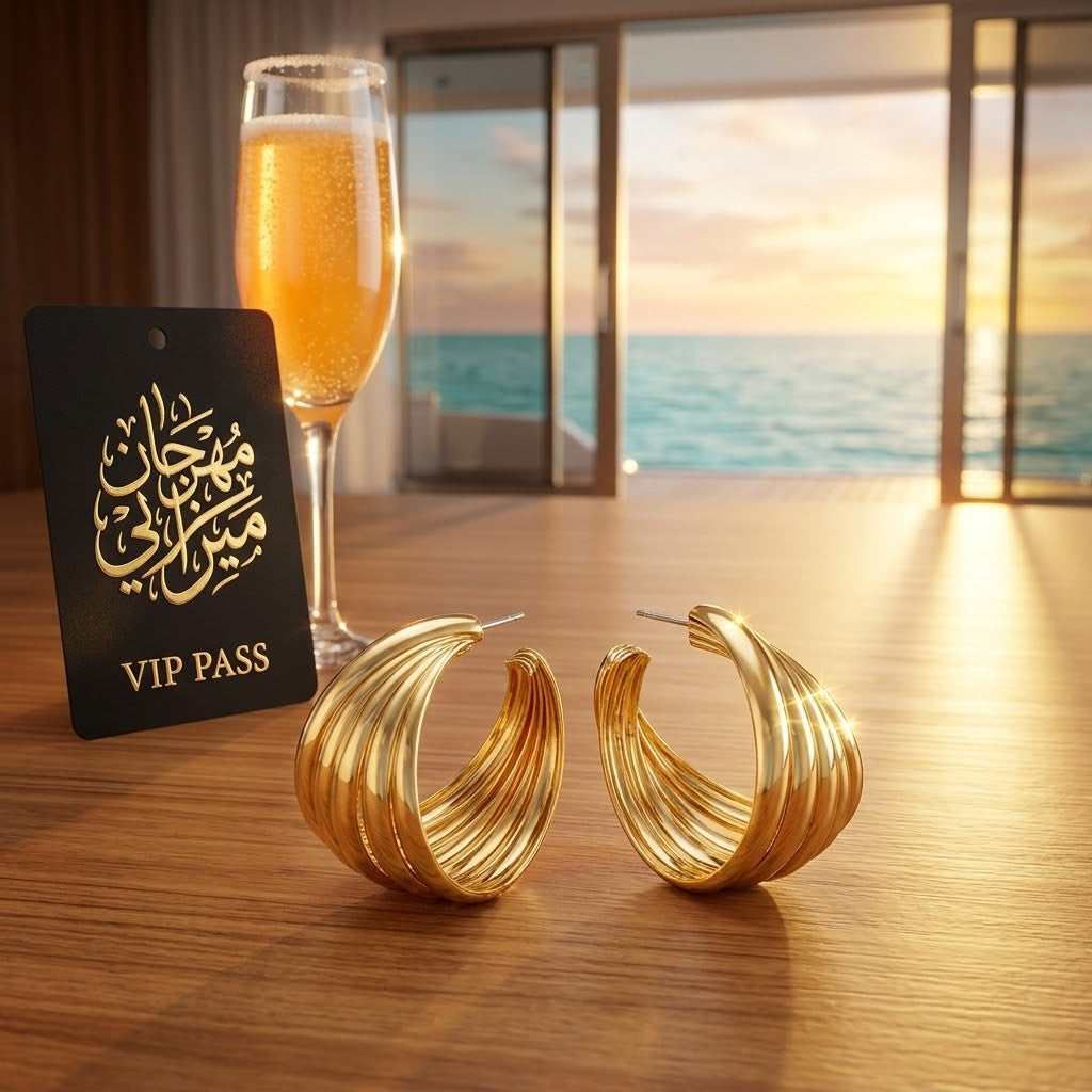 Aretes Dubai Mirage Sculpt